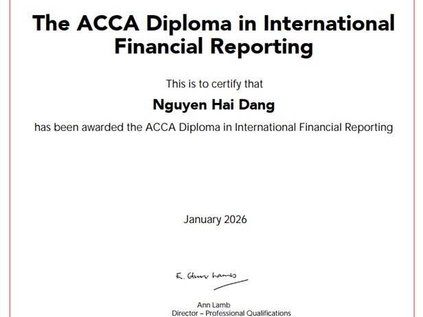 Chứng chỉ DipIFR ACCA